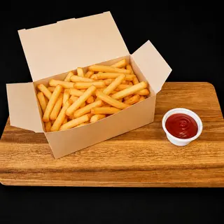 Frytki z ketchupem