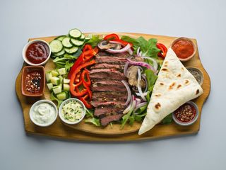 Shoarma z duszoną papryką