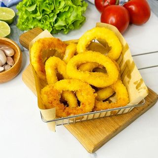 Krążki panierowane z kałamarnicą 