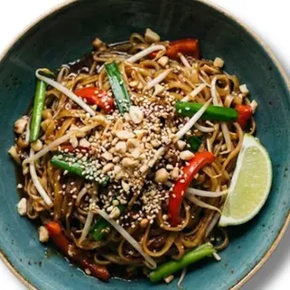 Pad thai z krewetkami
