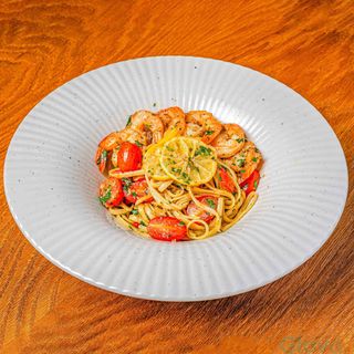 Linguini z krewetkami