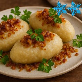 Kartacze z mięsem mrożone - 4 szt. 