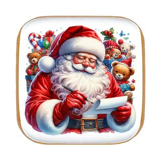 piernik na boże narodzenie – święty mikołaj z zabawkami (50g)