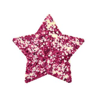 gwiazdka z białej czekolady z malinami (80g)