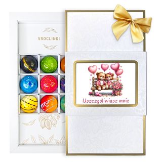 praliny okazjonalne - walentynki - (9 sztuk)