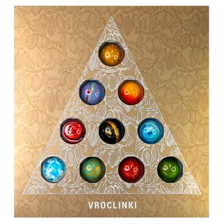 bombonierka choinka na prezent