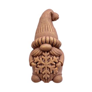 krasnal ze śnieżynką z mlecznej czekolady – figurka (80g)