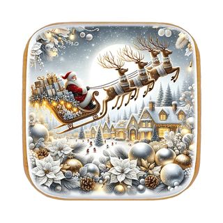 piernik na boże narodzenie – święty mikołaj w saniach (50g)