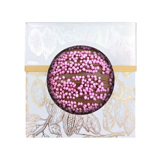 kula z mlecznej czekolady (różowa) 60g