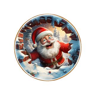 piernik na boże narodzenie – święty mikołaj w okienku (20g)