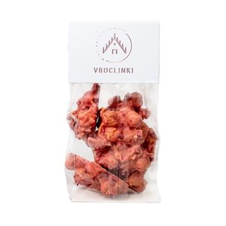 crunch w czekoladzie o smaku malinowym 100g