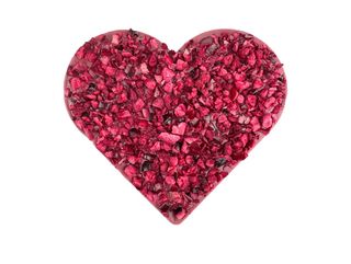 Serce z żurawiną z czekolady ruby (80g)