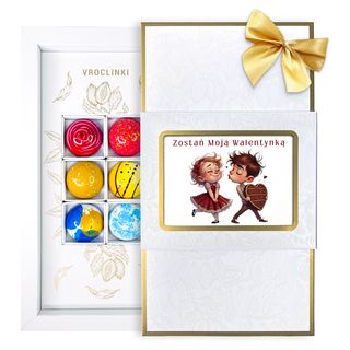 Praliny Okazjonalne - WALENTYNKI - (6 sztuk)