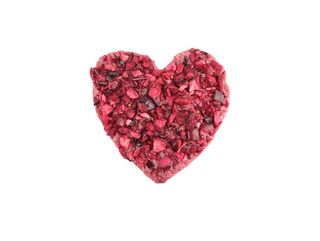 Serce z żurawiną z czekolady ruby (30g)