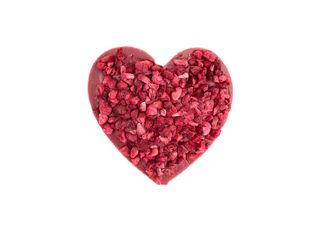 Serce z Malinami z Czekolady Ruby (30g)