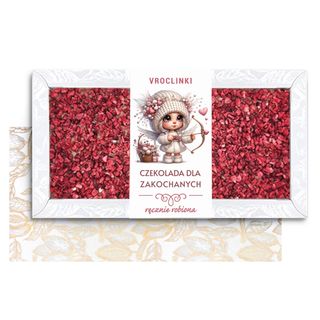 Czekolada Mleczna z Malinami - Walentynki (80g)