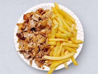 KebabBox Frytki / kurczak
