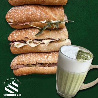 Zestaw dnia Matcha + Kanapka 