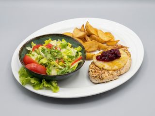 Pierś z kurczaka z grilla z ananasem i żurawiną 