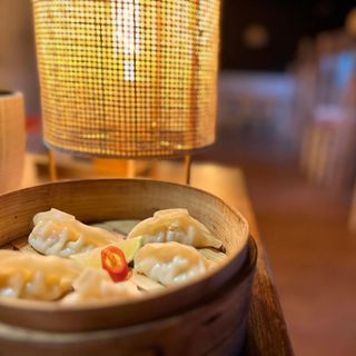 Pierożki gyoza z kaczką 