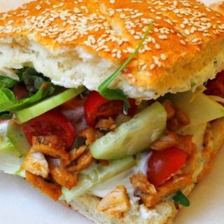 Kebab Bulka Wegetariańska Duzy