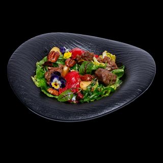 Sałatka z wątróbki drobiowej