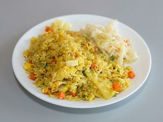 Ryż z wołowiną i z warzywami