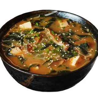 Zupa miso z tofu