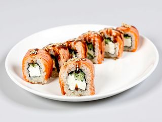 Philadelphia łosoś grill - 8 szt.