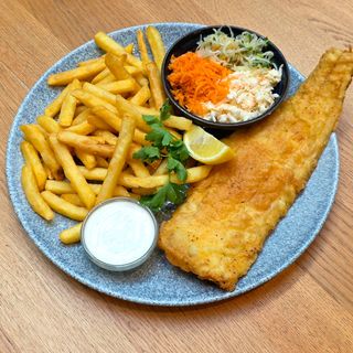 Dorsz smażony zestaw