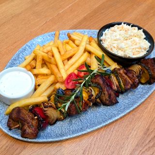 Szaszłyk z polędwicy wieprzowej