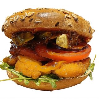 Bajgiel z kurczakiem