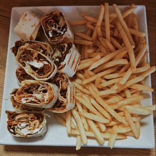 Golden kebab bites