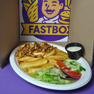 Kebab na talerzu