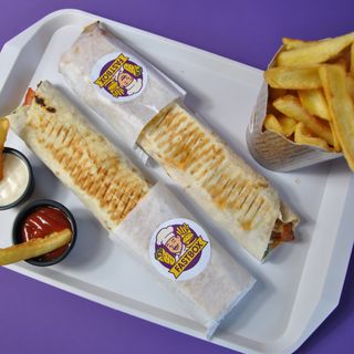 Zestaw Kebab Rollo (frytki, napój do wyboru)