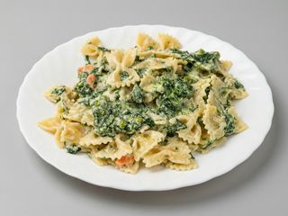 Farfalle agli spinaci