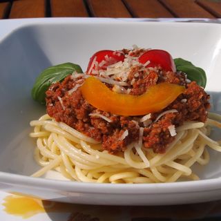 Wciągające spaghetti bolognese