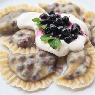 Pierogi z jagodami (8szt)