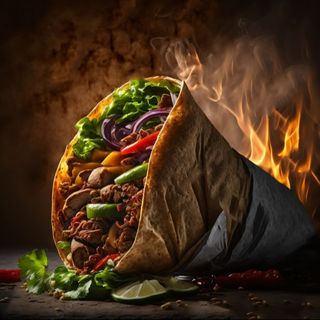 Kebab Nachos mały