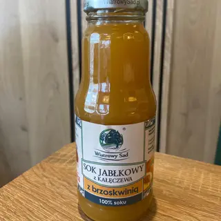 Sok Jabłkowy z brzoskwinią  300 ml 100%