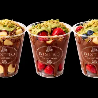 Truskawka Owoce w Czekoladzie Pistacji i Kadaifi 300ml