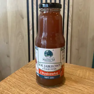 Sok Jabłkowy z truskawką 300 ml 100%
