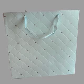 Torba na prezenty błękitna duża