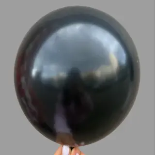 Balon czarny 1 szt 