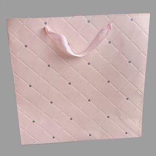 Torba na prezenty różowa duża