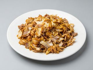 Kebab w bułce samo mięso