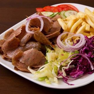 Talerz mięso z baraniny