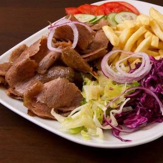 Talerz mięso z baraniny średnie