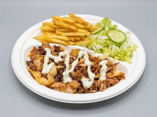 Zestaw obiadowy gyros duży