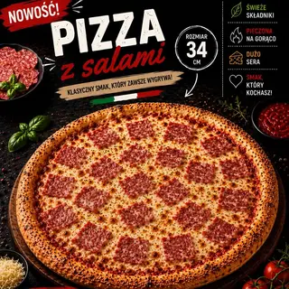 Pizza z Salami